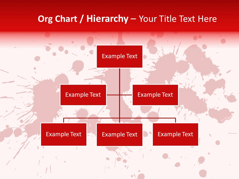 Art White Blood PowerPoint Template