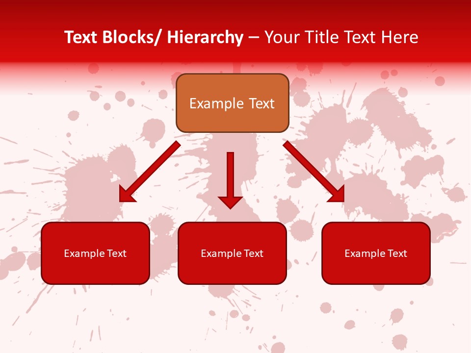 Art White Blood PowerPoint Template