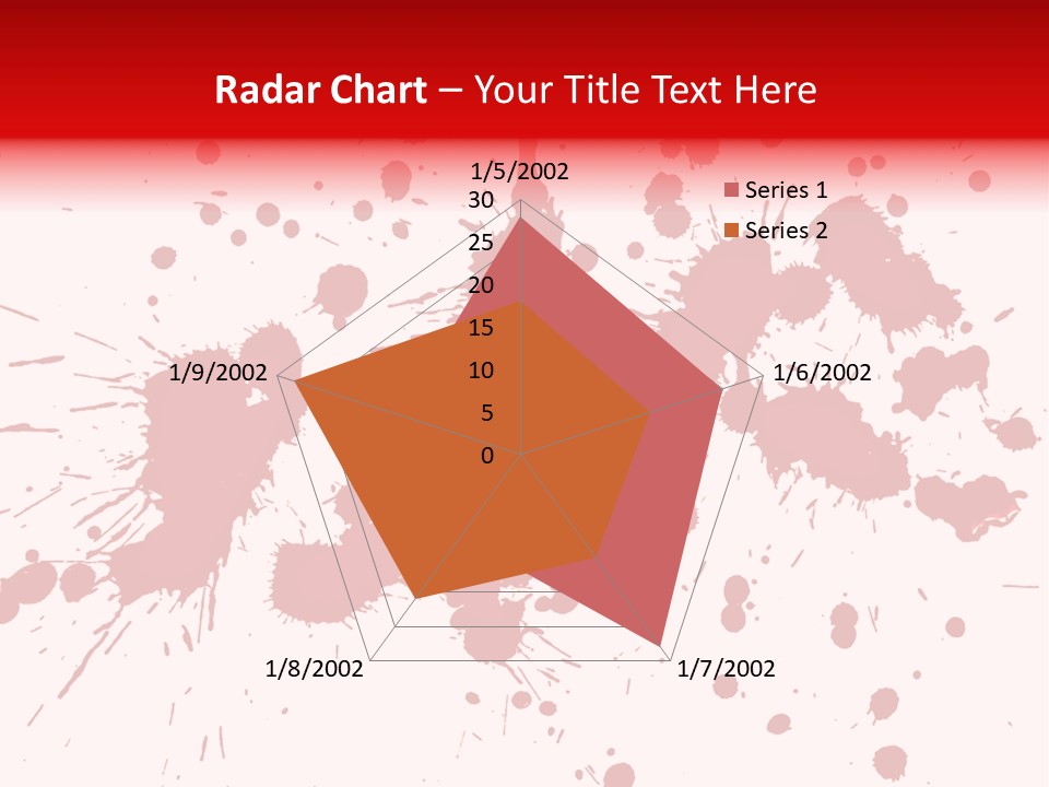 Art White Blood PowerPoint Template