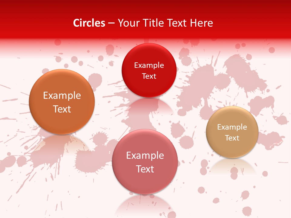 Art White Blood PowerPoint Template