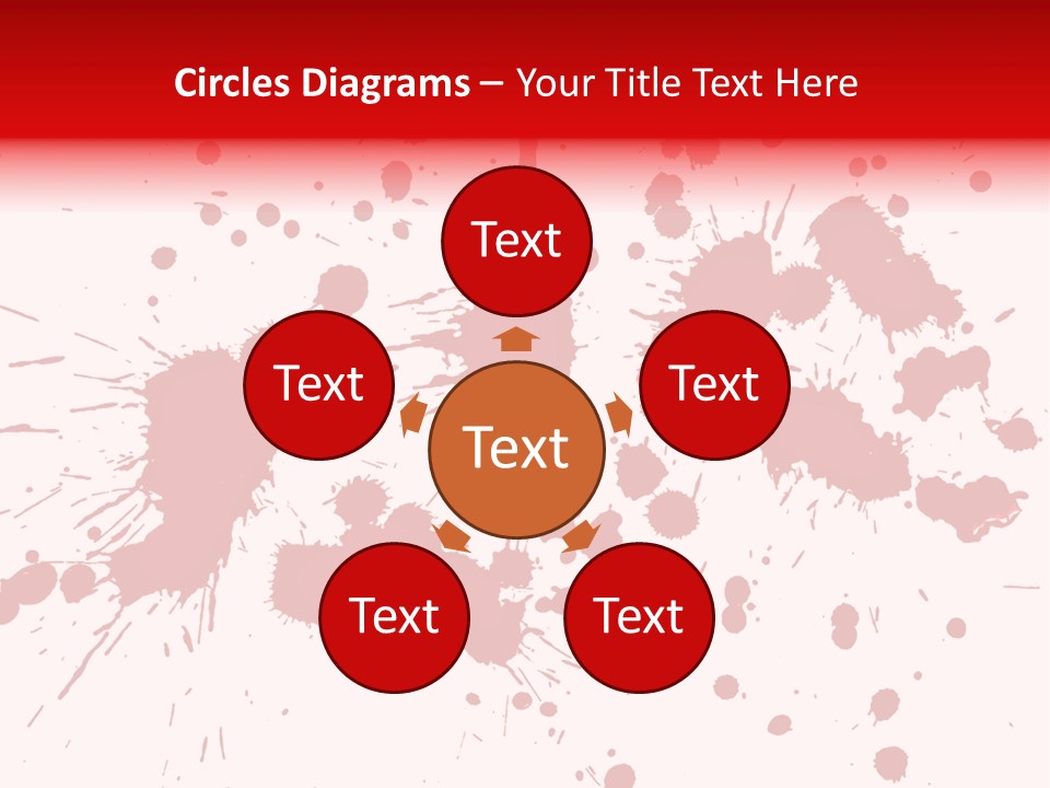 Art White Blood PowerPoint Template