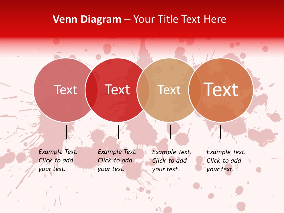 Art White Blood PowerPoint Template