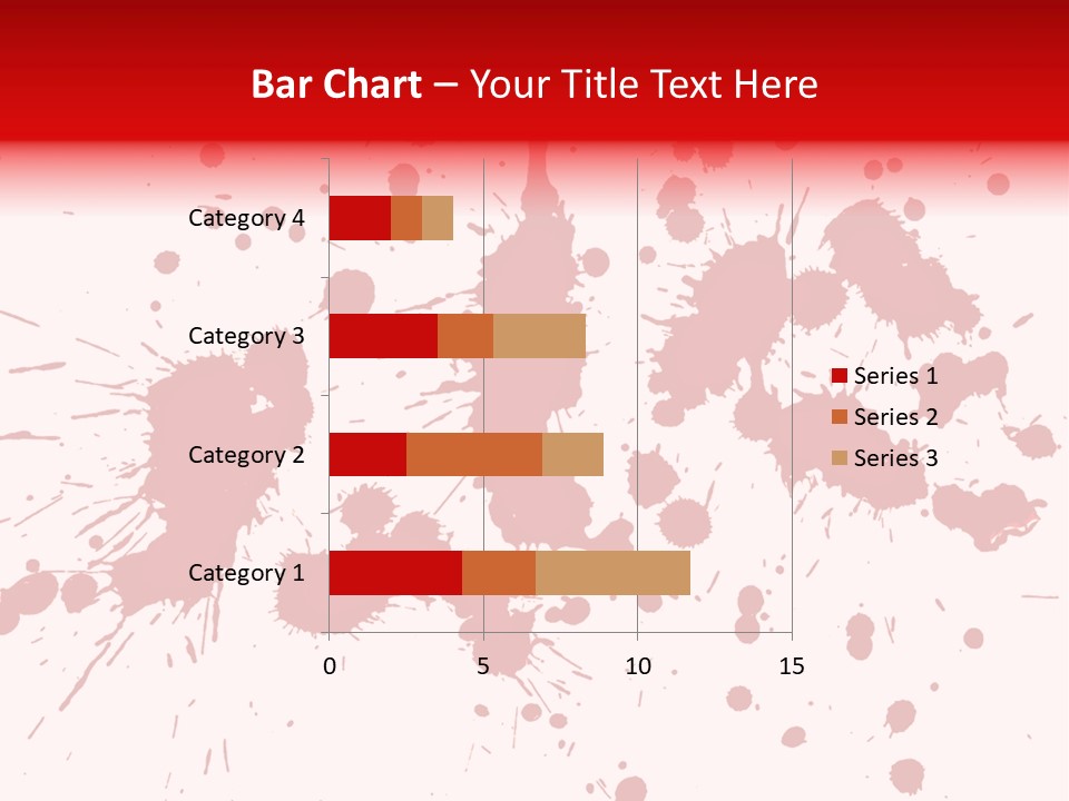 Art White Blood PowerPoint Template