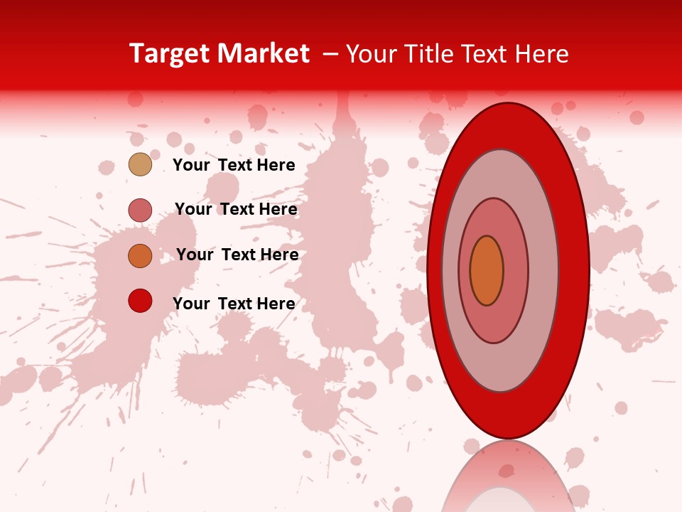 Art White Blood PowerPoint Template