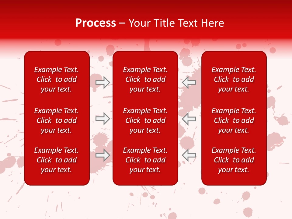 Art White Blood PowerPoint Template