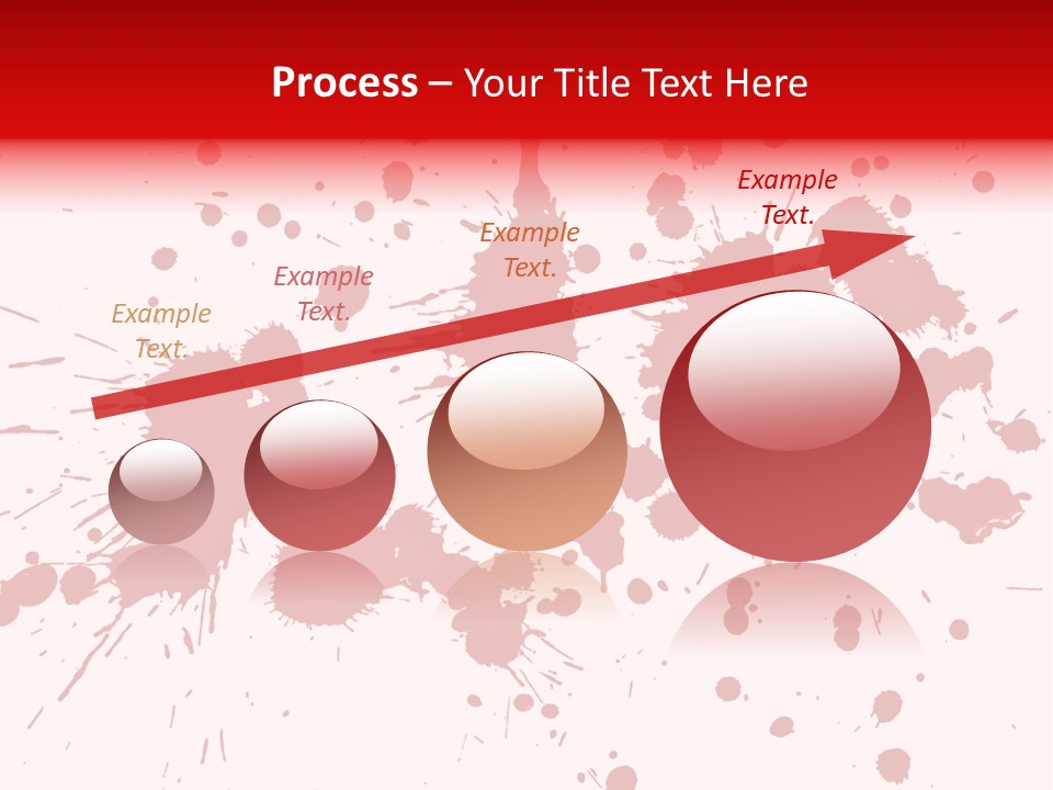 Art White Blood PowerPoint Template