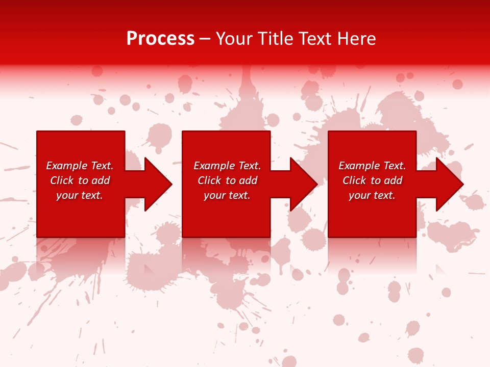 Art White Blood PowerPoint Template