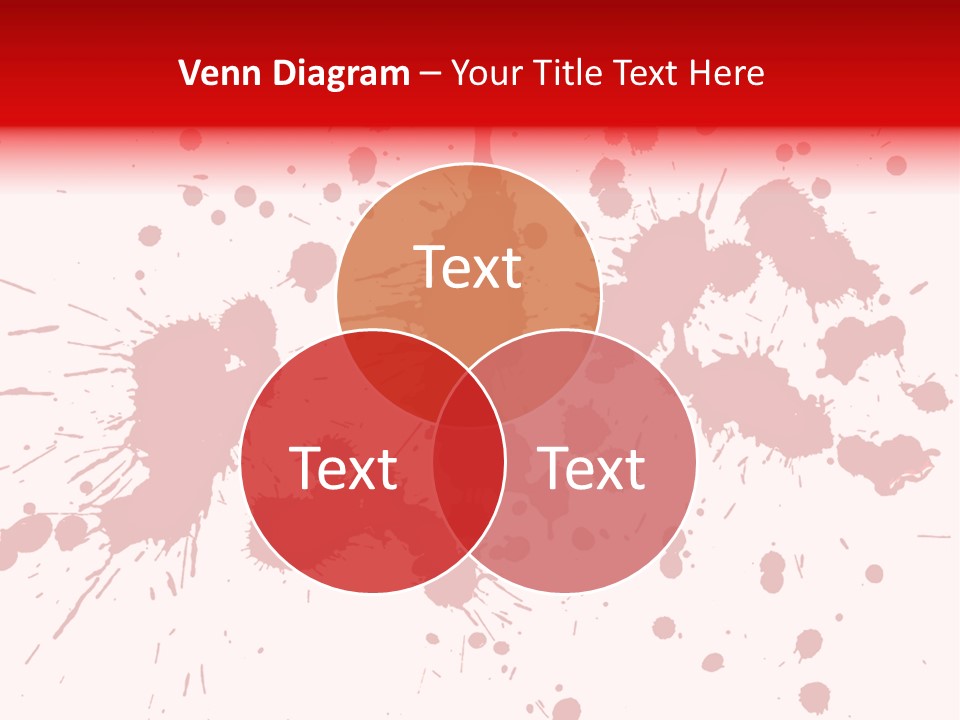Art White Blood PowerPoint Template