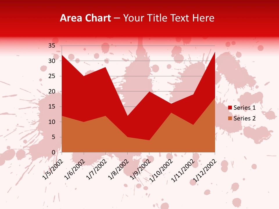 Art White Blood PowerPoint Template