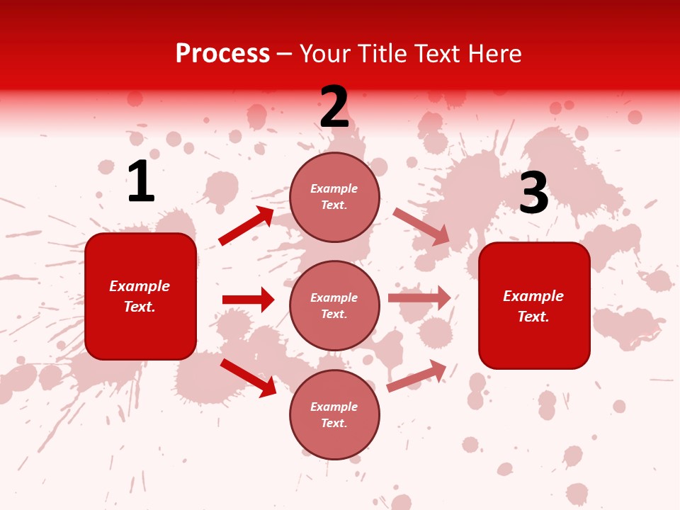 Art White Blood PowerPoint Template