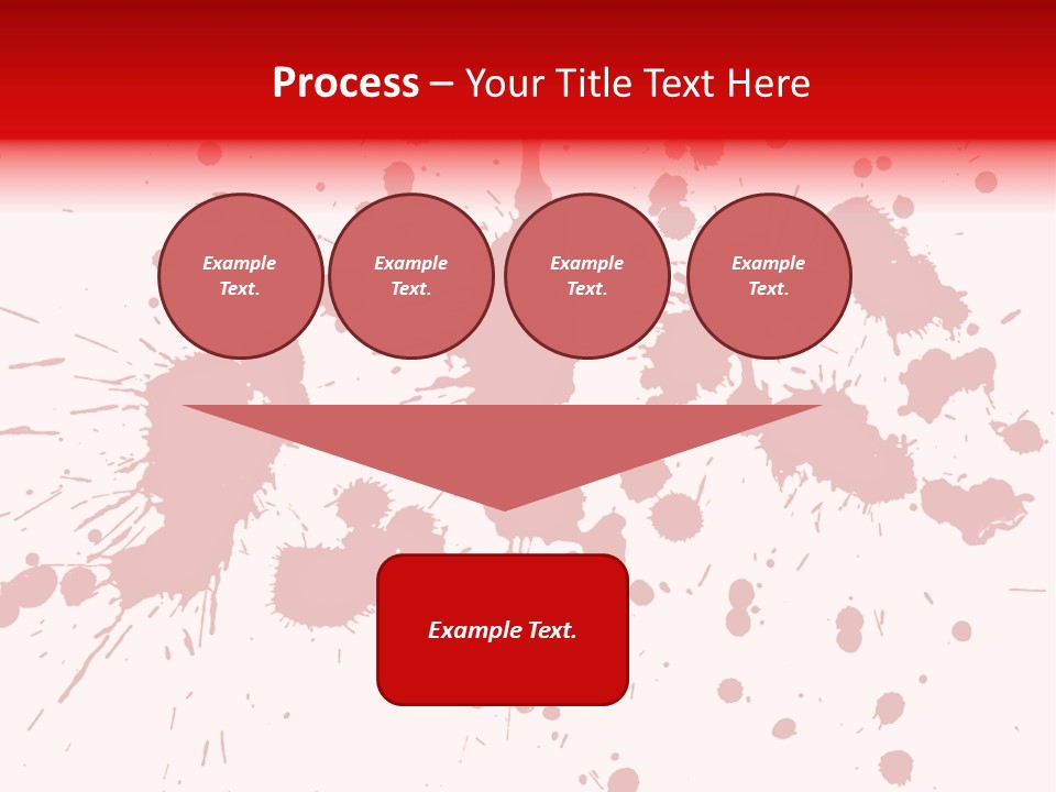 Art White Blood PowerPoint Template