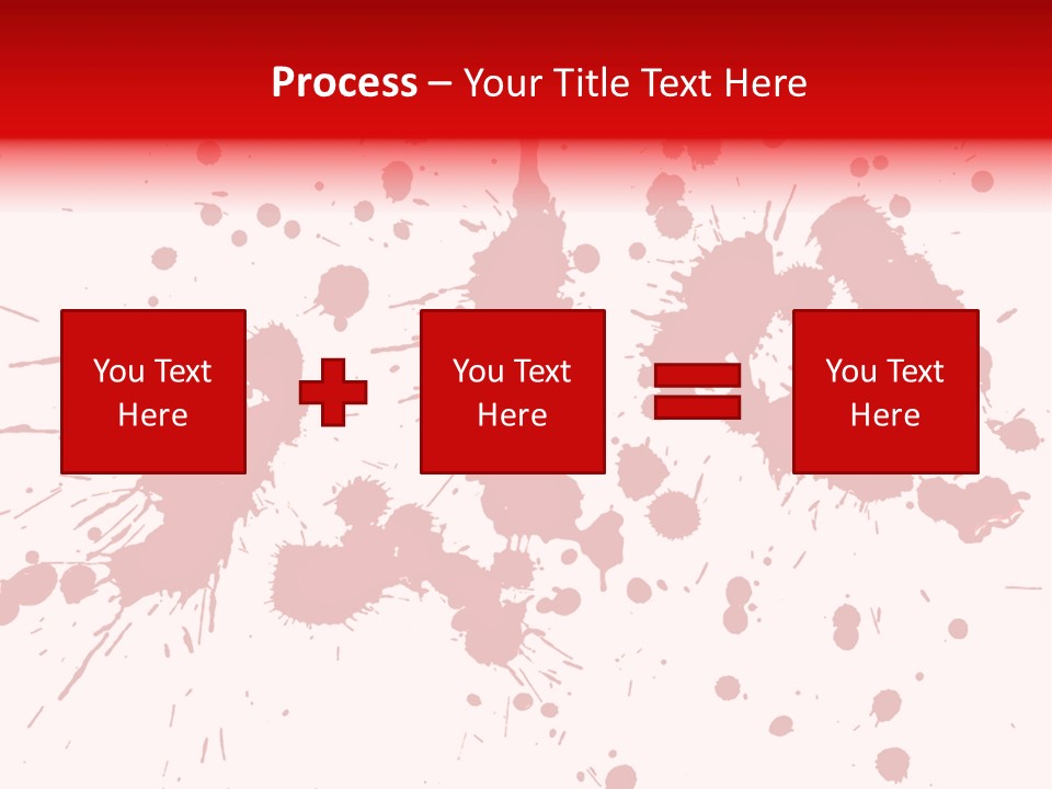 Art White Blood PowerPoint Template