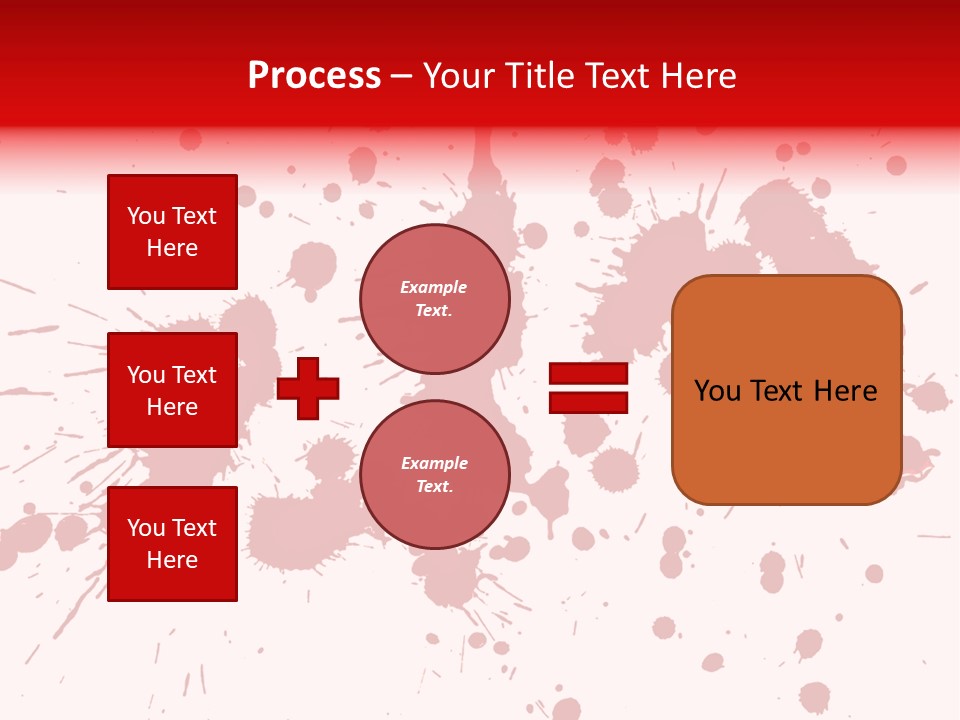 Art White Blood PowerPoint Template