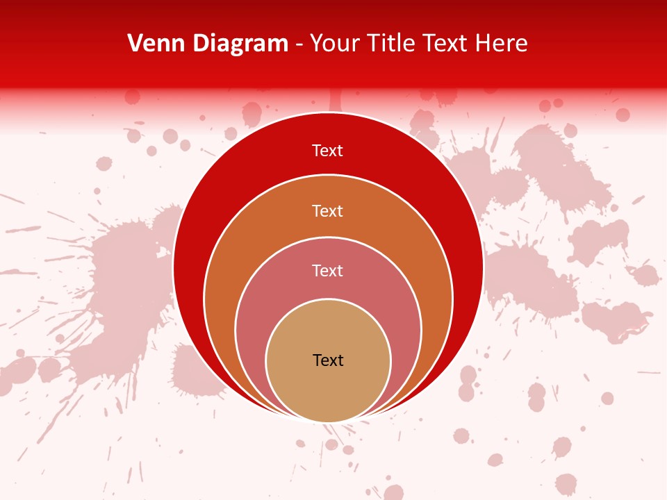 Art White Blood PowerPoint Template