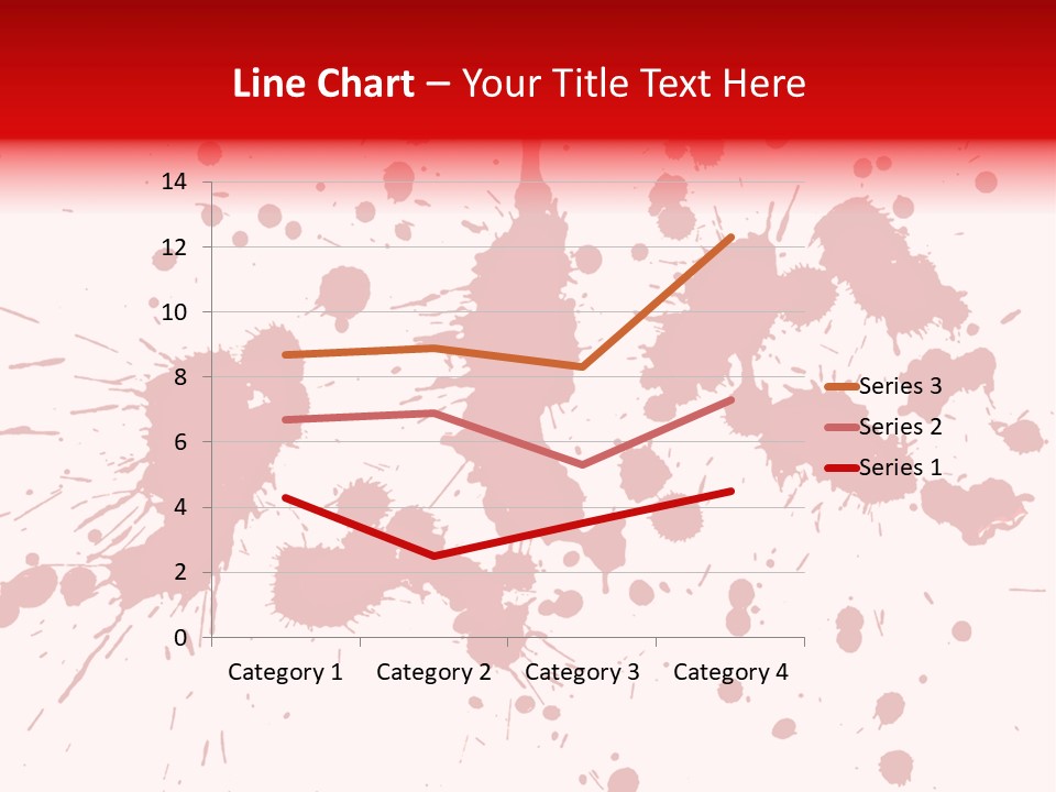 Art White Blood PowerPoint Template