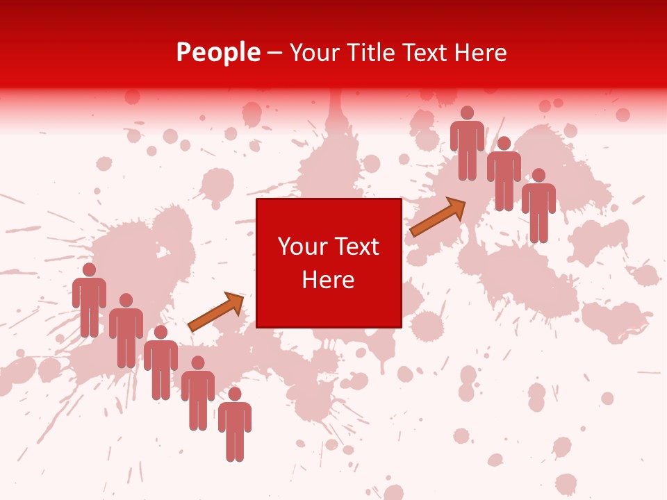 Art White Blood PowerPoint Template