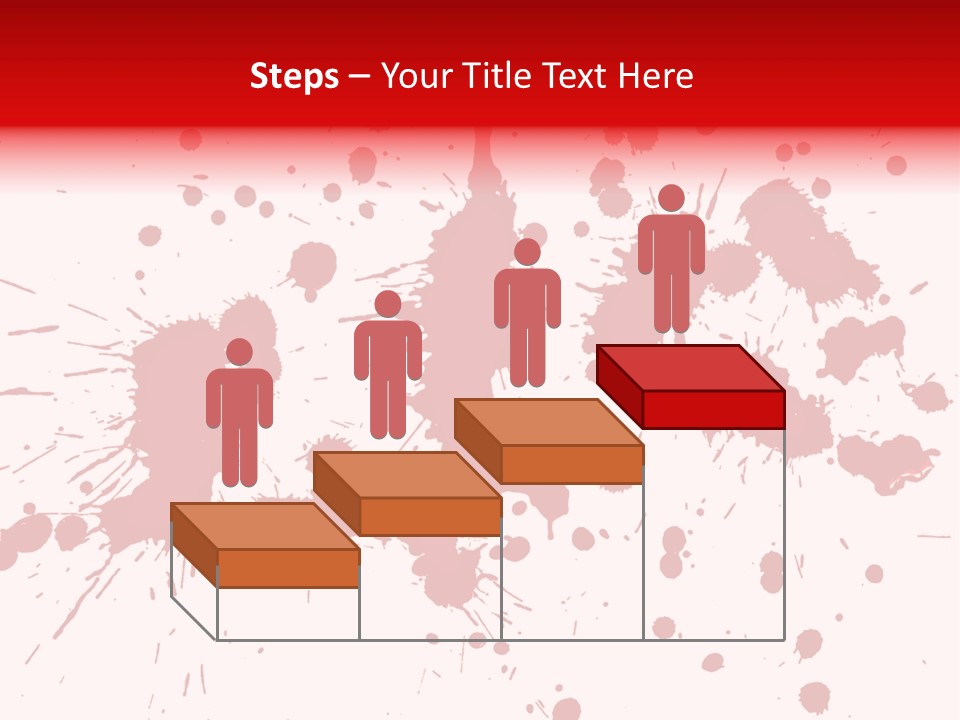 Art White Blood PowerPoint Template
