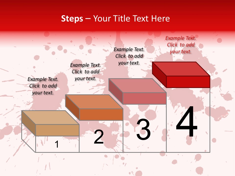 Art White Blood PowerPoint Template