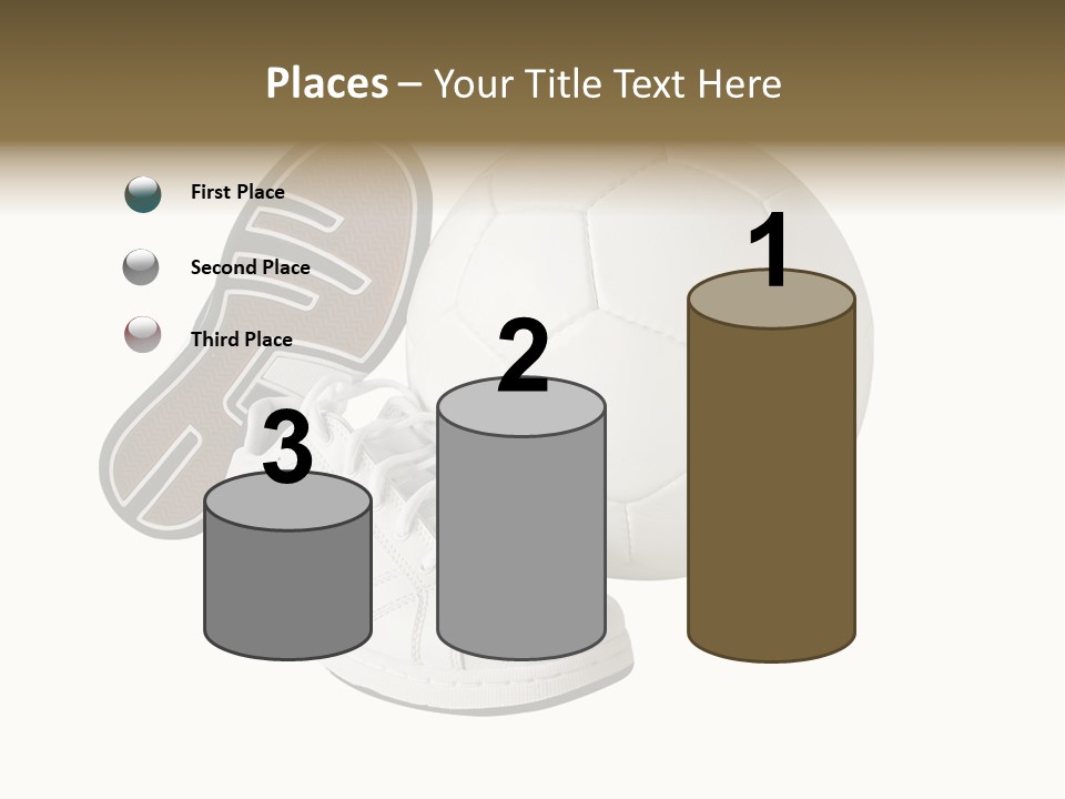 Air Dribbling Sneaker PowerPoint Template