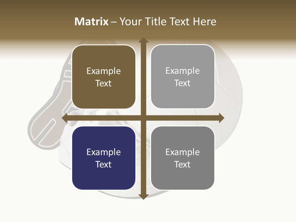 Air Dribbling Sneaker PowerPoint Template