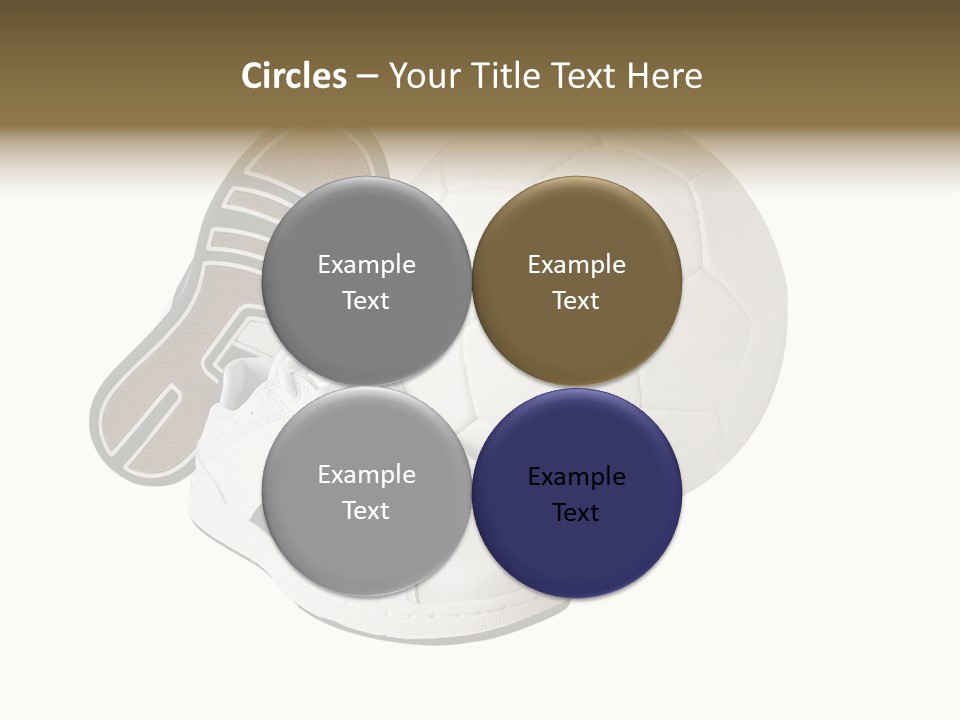 Air Dribbling Sneaker PowerPoint Template