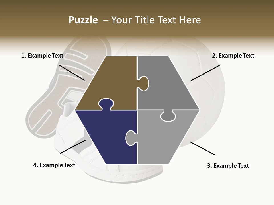 Air Dribbling Sneaker PowerPoint Template