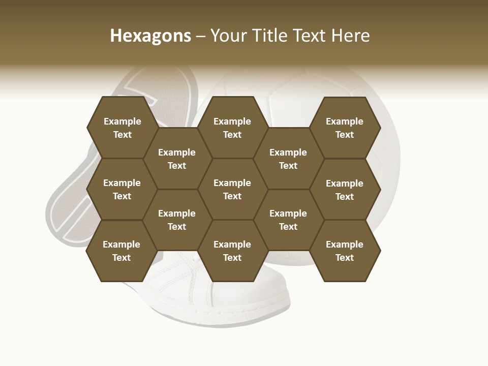 Air Dribbling Sneaker PowerPoint Template