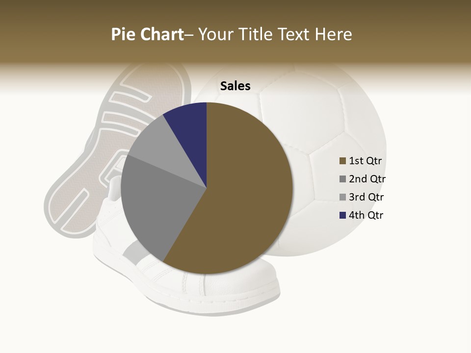 Air Dribbling Sneaker PowerPoint Template