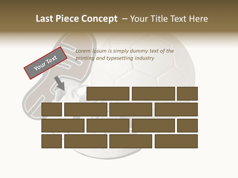 Air Dribbling Sneaker PowerPoint Template