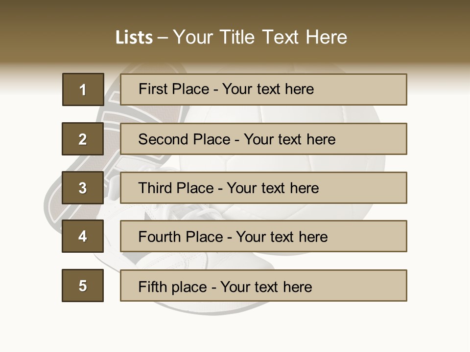 Air Dribbling Sneaker PowerPoint Template