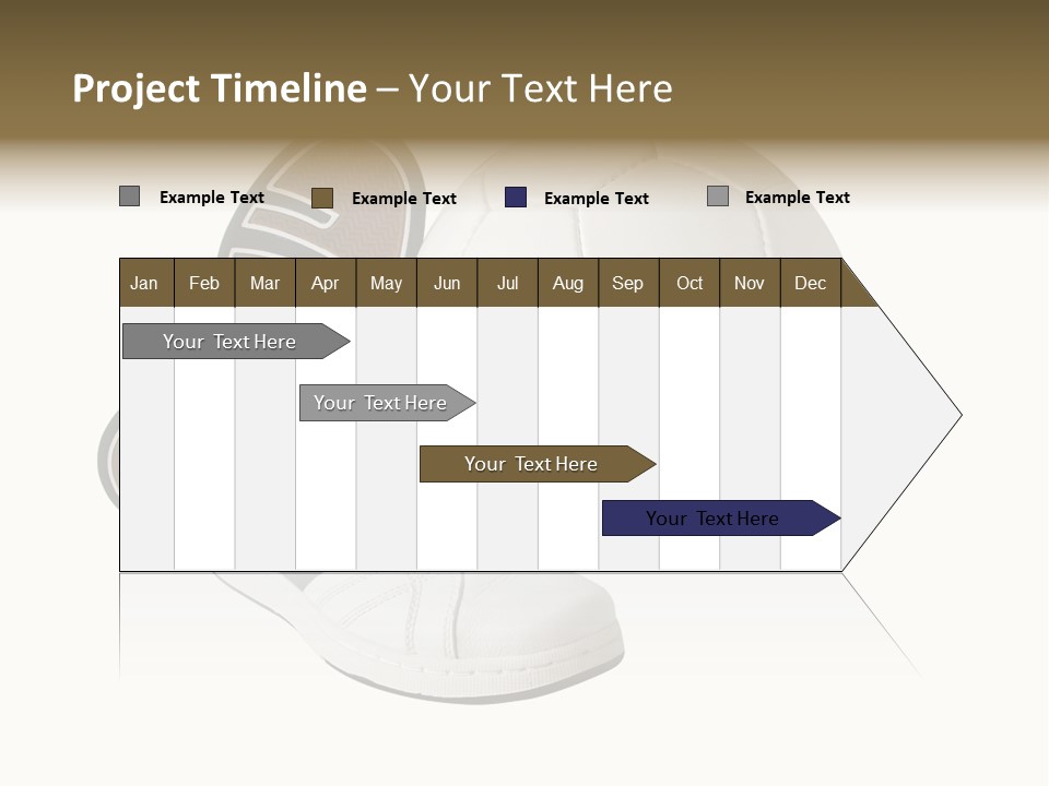 Air Dribbling Sneaker PowerPoint Template