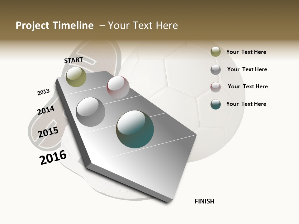 Air Dribbling Sneaker PowerPoint Template