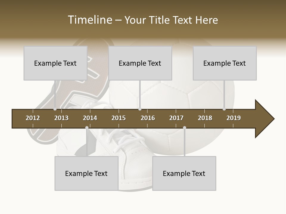 Air Dribbling Sneaker PowerPoint Template