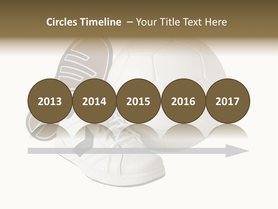 Air Dribbling Sneaker PowerPoint Template