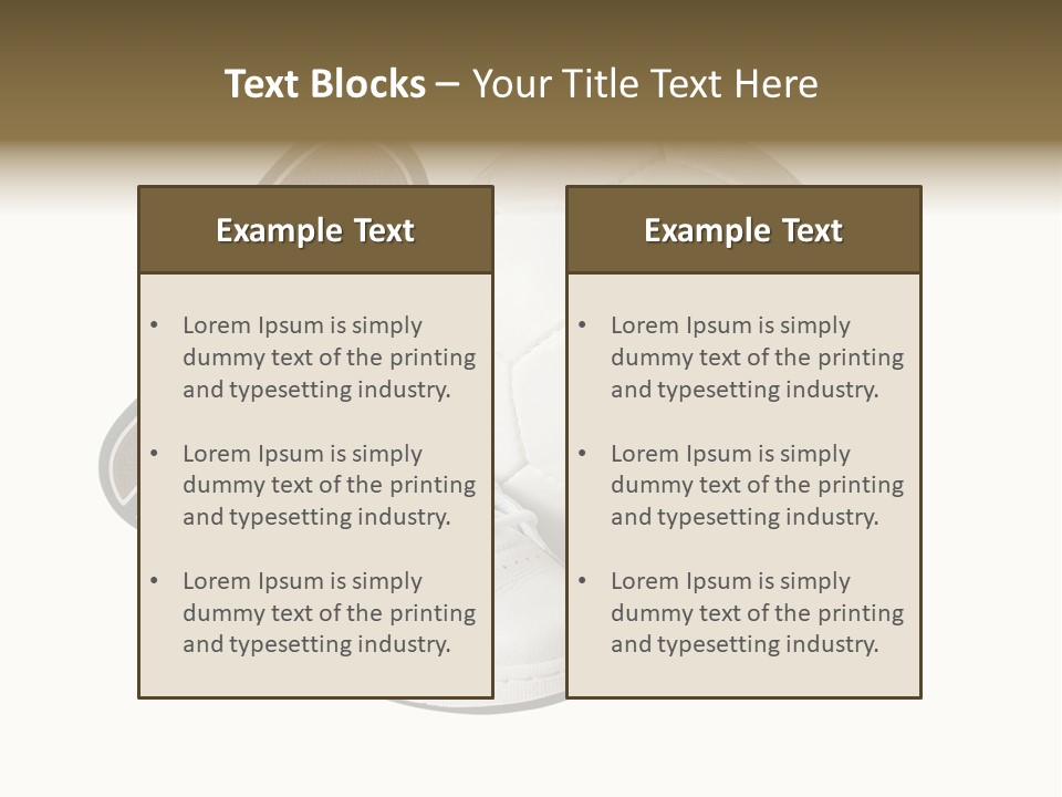 Air Dribbling Sneaker PowerPoint Template