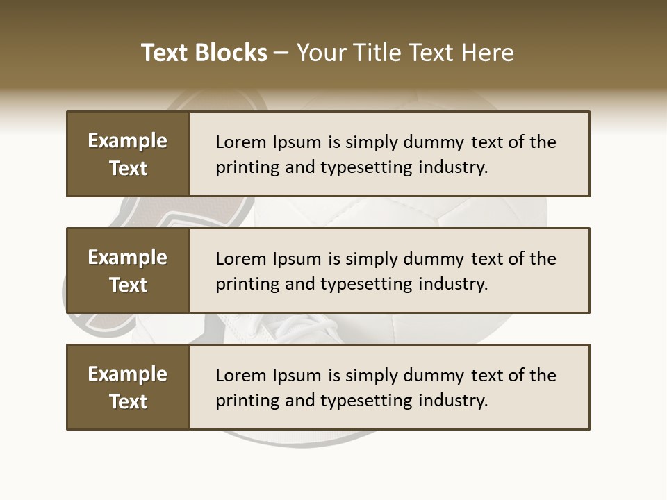 Air Dribbling Sneaker PowerPoint Template
