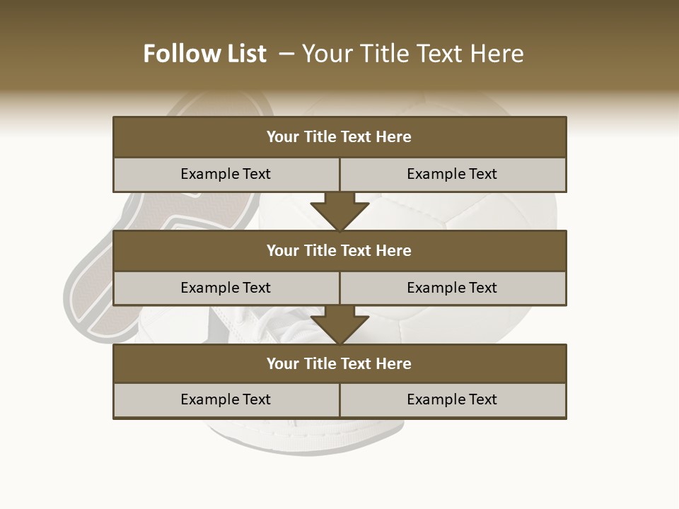 Air Dribbling Sneaker PowerPoint Template