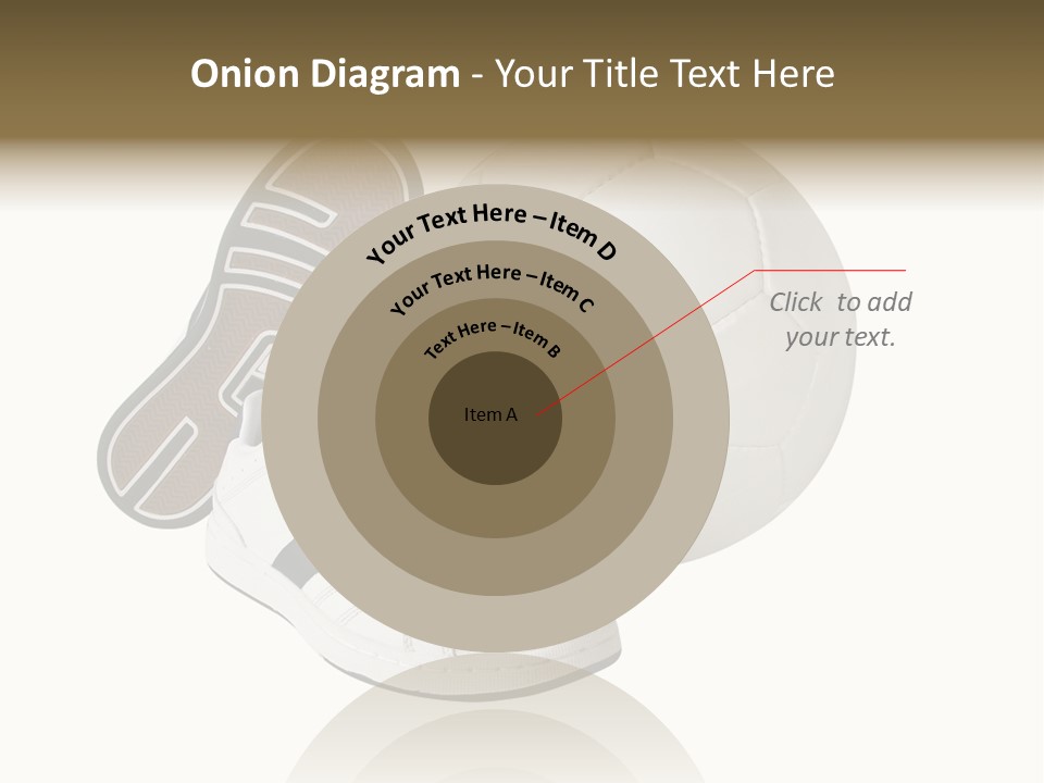 Air Dribbling Sneaker PowerPoint Template