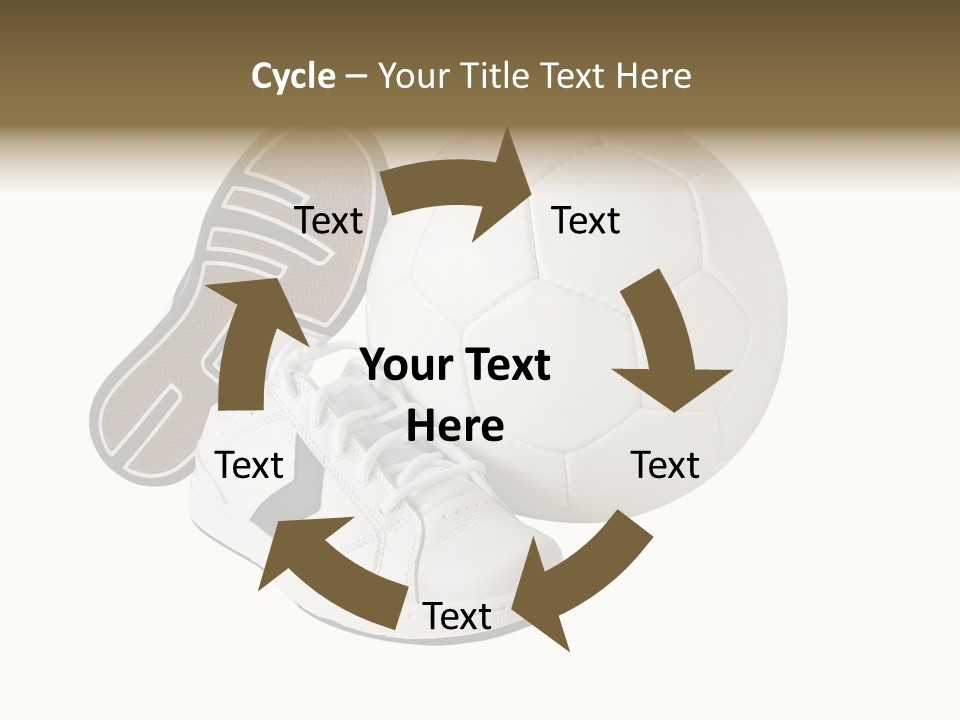 Air Dribbling Sneaker PowerPoint Template