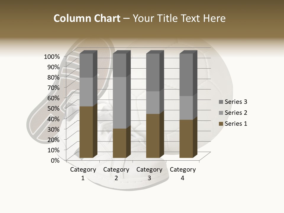 Air Dribbling Sneaker PowerPoint Template