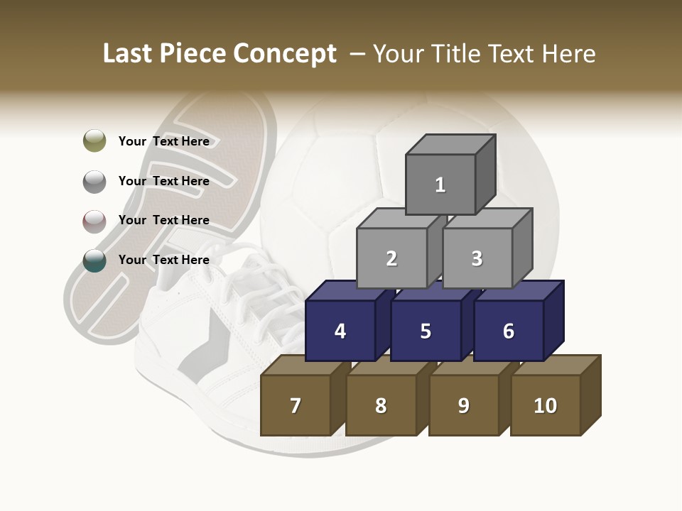 Air Dribbling Sneaker PowerPoint Template