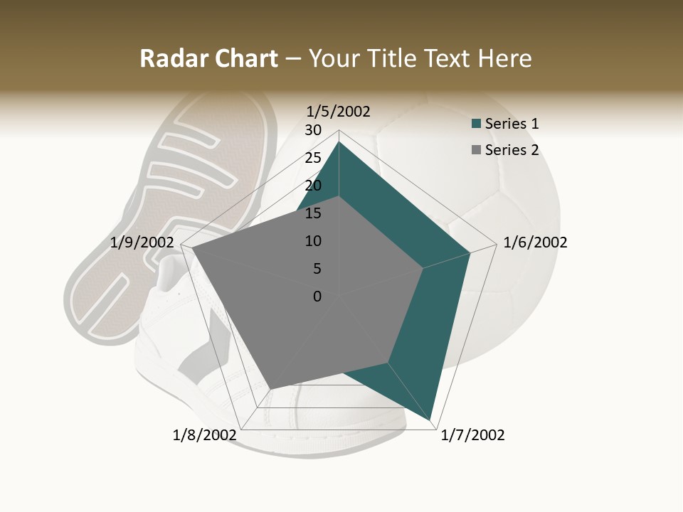 Air Dribbling Sneaker PowerPoint Template