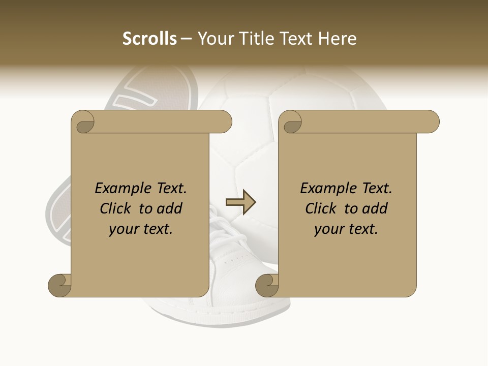 Air Dribbling Sneaker PowerPoint Template