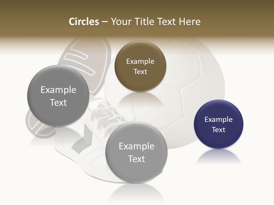 Air Dribbling Sneaker PowerPoint Template