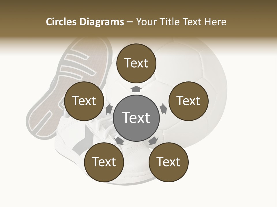 Air Dribbling Sneaker PowerPoint Template