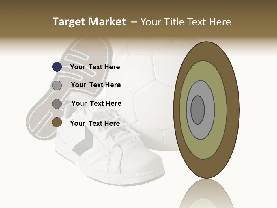 Air Dribbling Sneaker PowerPoint Template