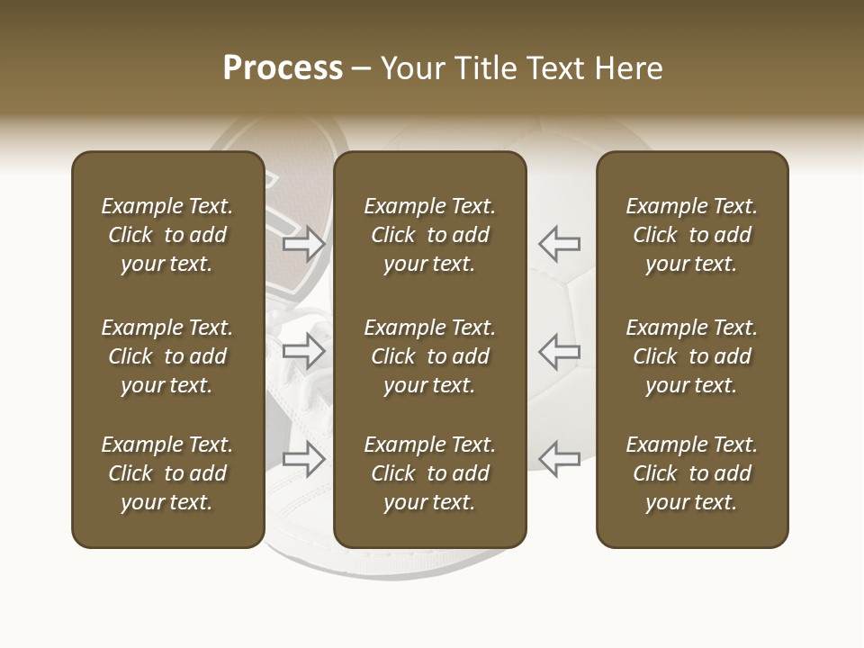 Air Dribbling Sneaker PowerPoint Template