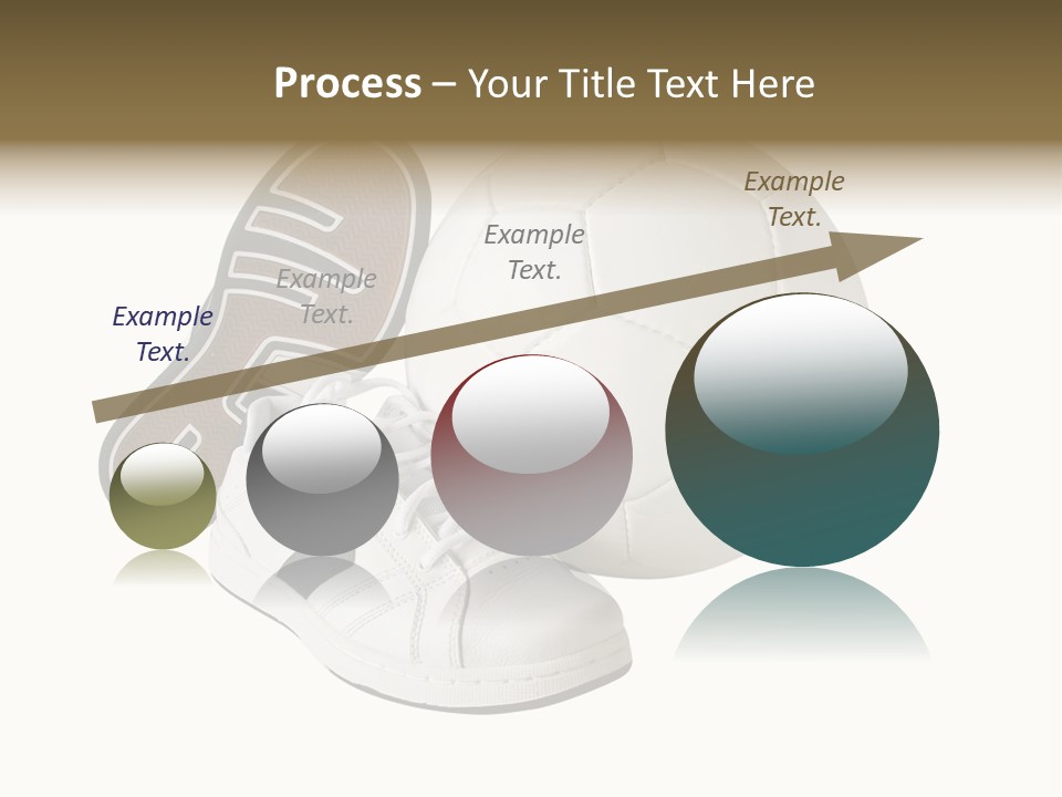 Air Dribbling Sneaker PowerPoint Template