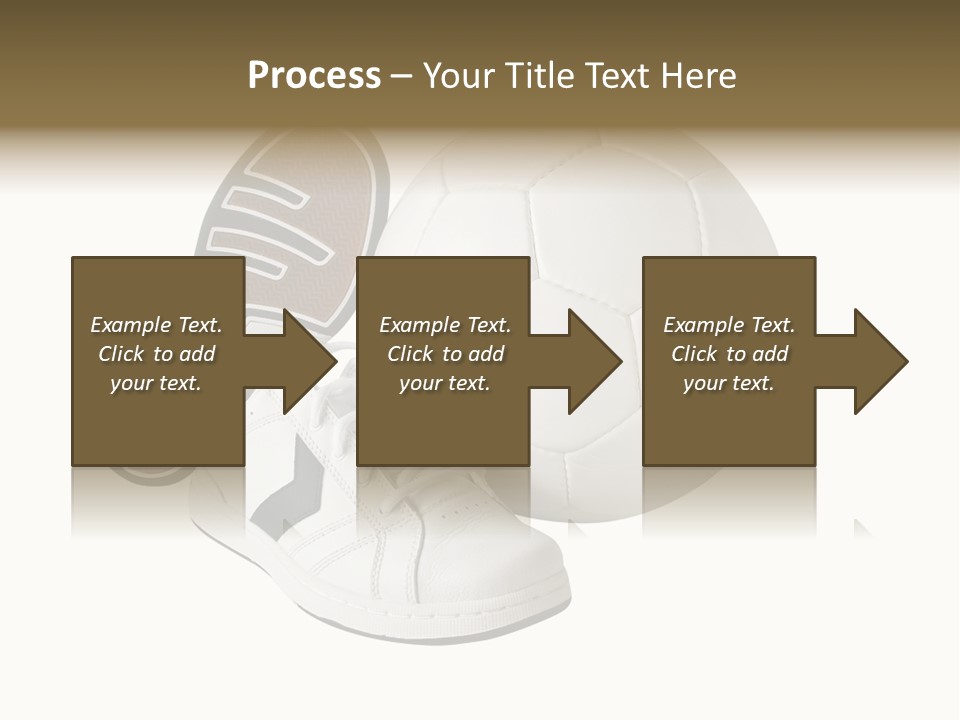 Air Dribbling Sneaker PowerPoint Template