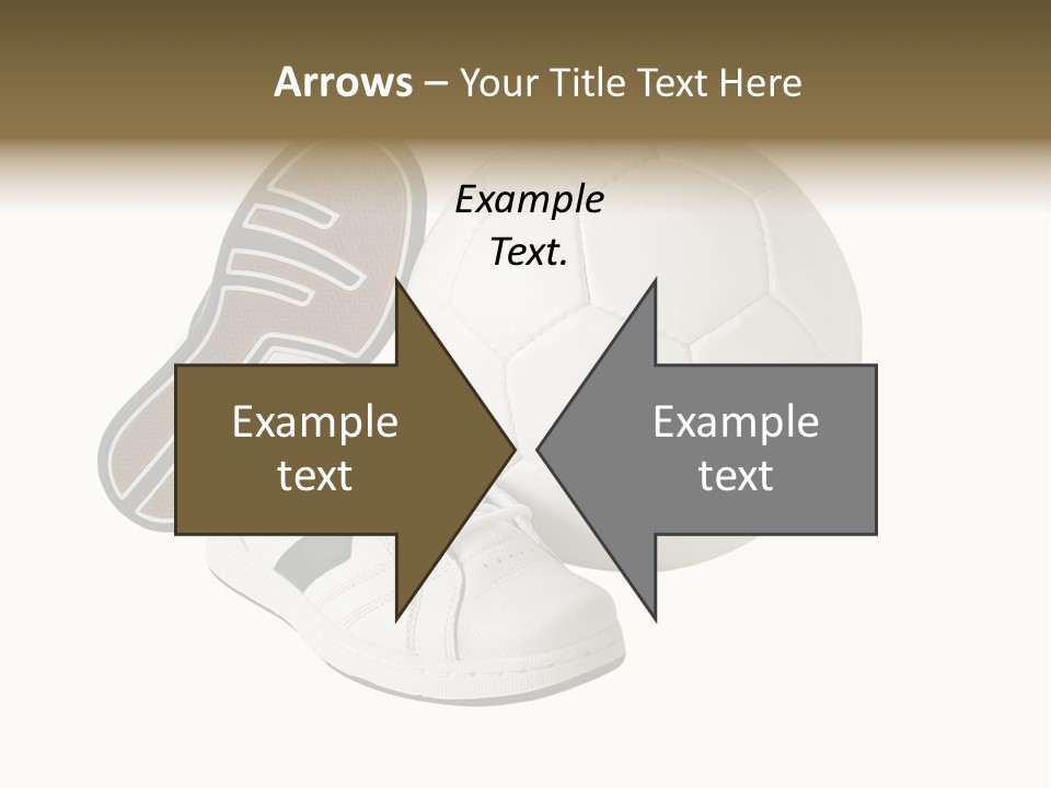 Air Dribbling Sneaker PowerPoint Template